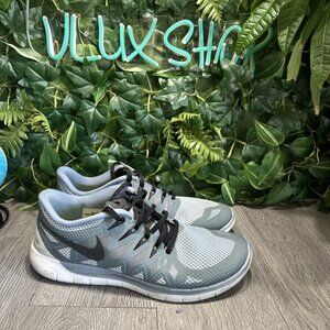 Nike Free 5.0 Men's Running Shoes Size 12 Gray/White 642198-407 Activewear
